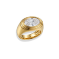 Anillo con zirconia chunky