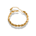 Pulsera de eslabones chunky trenzada