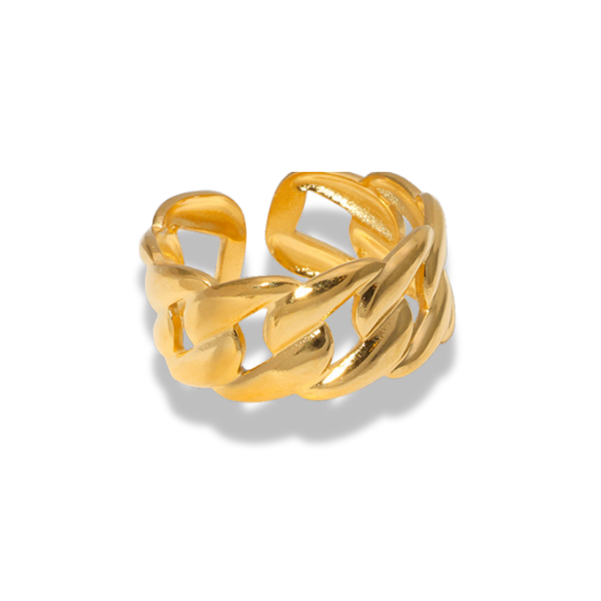 Anillo eslabones gruesos