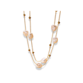 Set de cadenas eslabones y cadena con perla