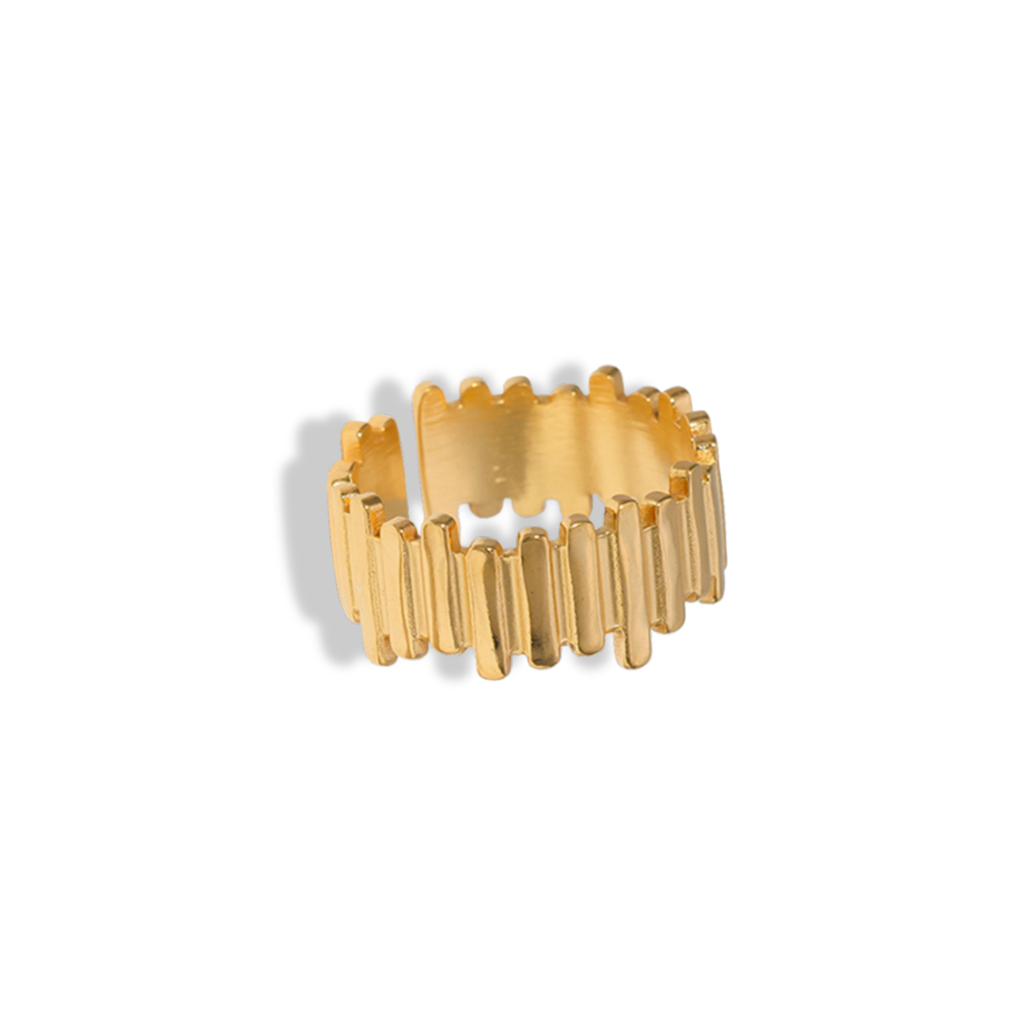Anillo de líneas de acero inoxidable