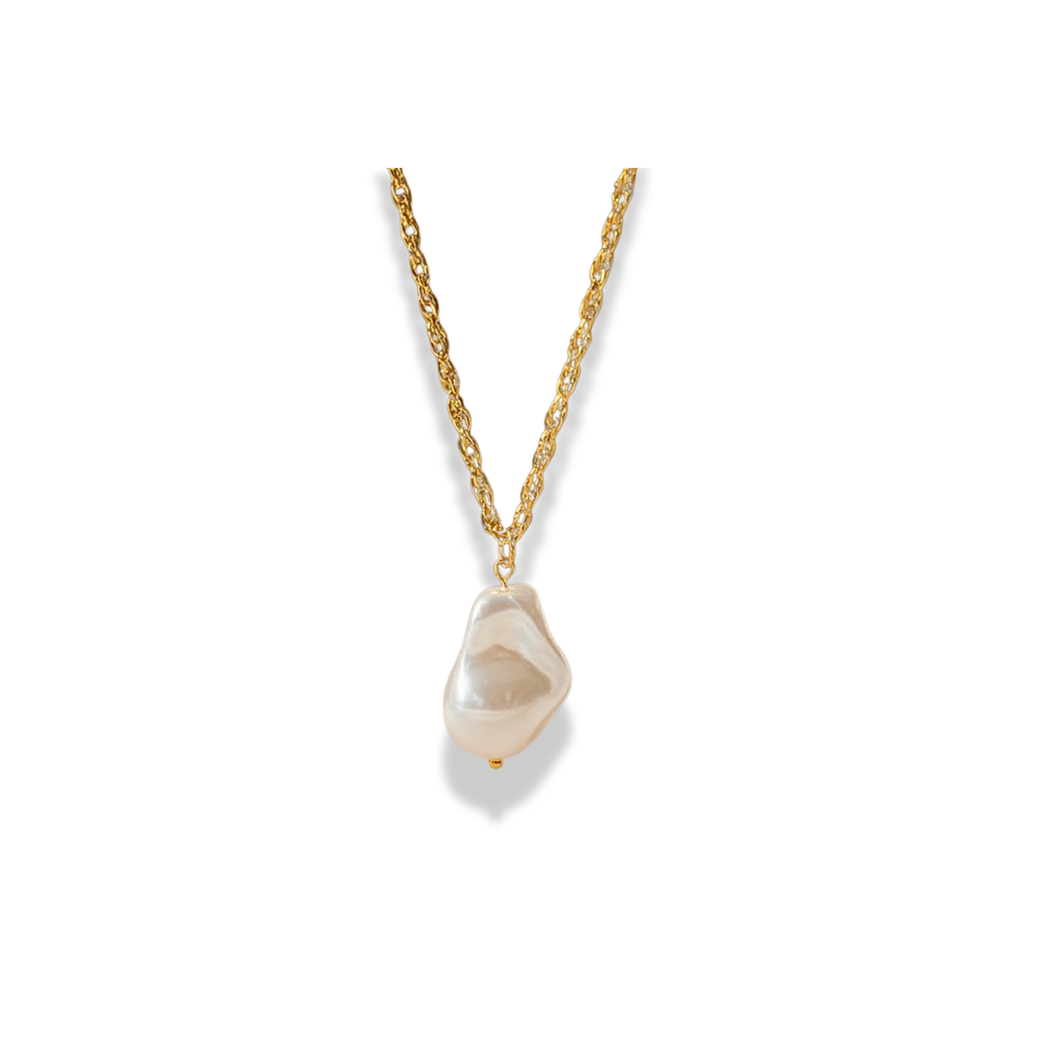 Cadena con dije de perla