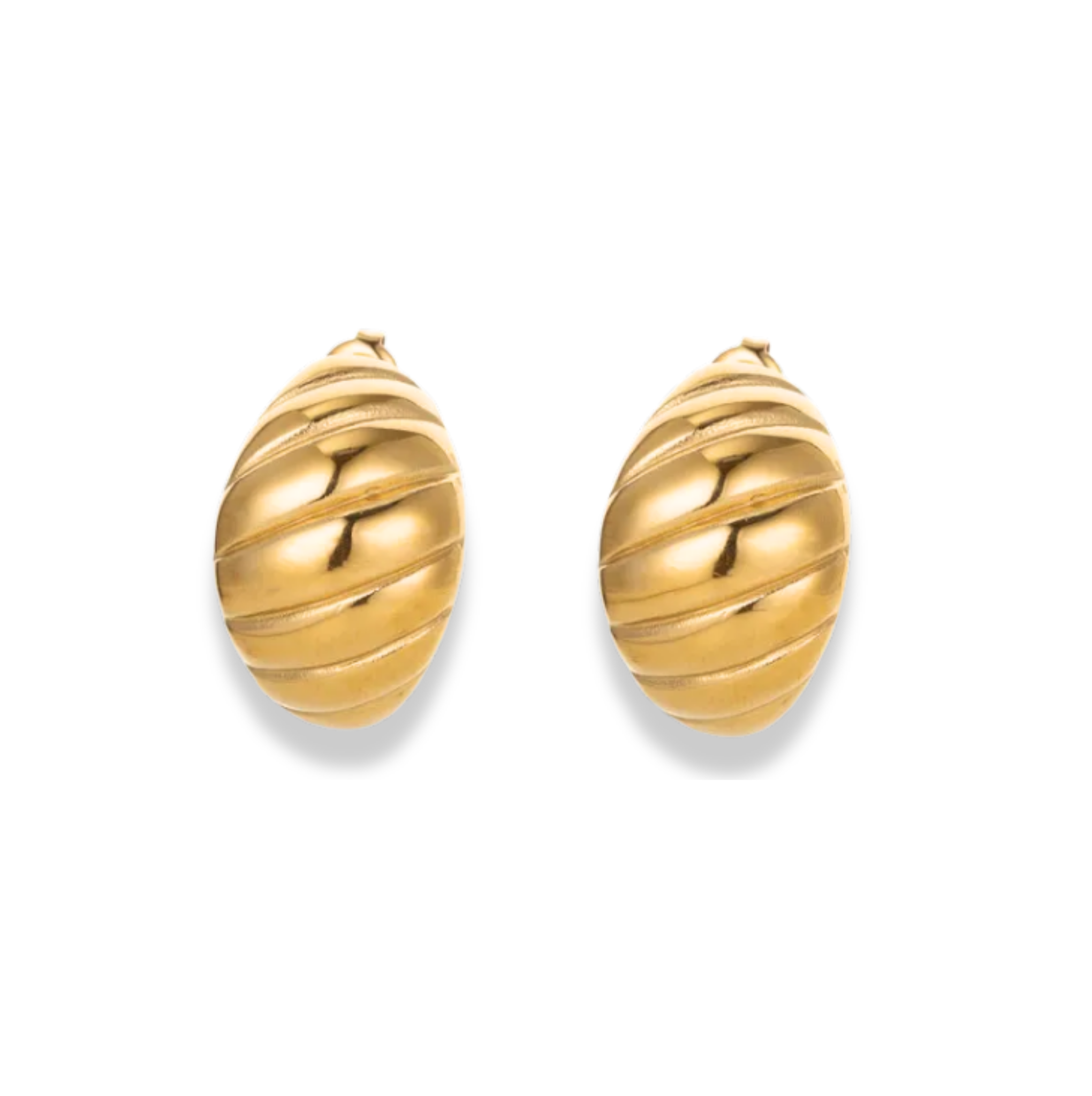 Aretes tipo croissant mini