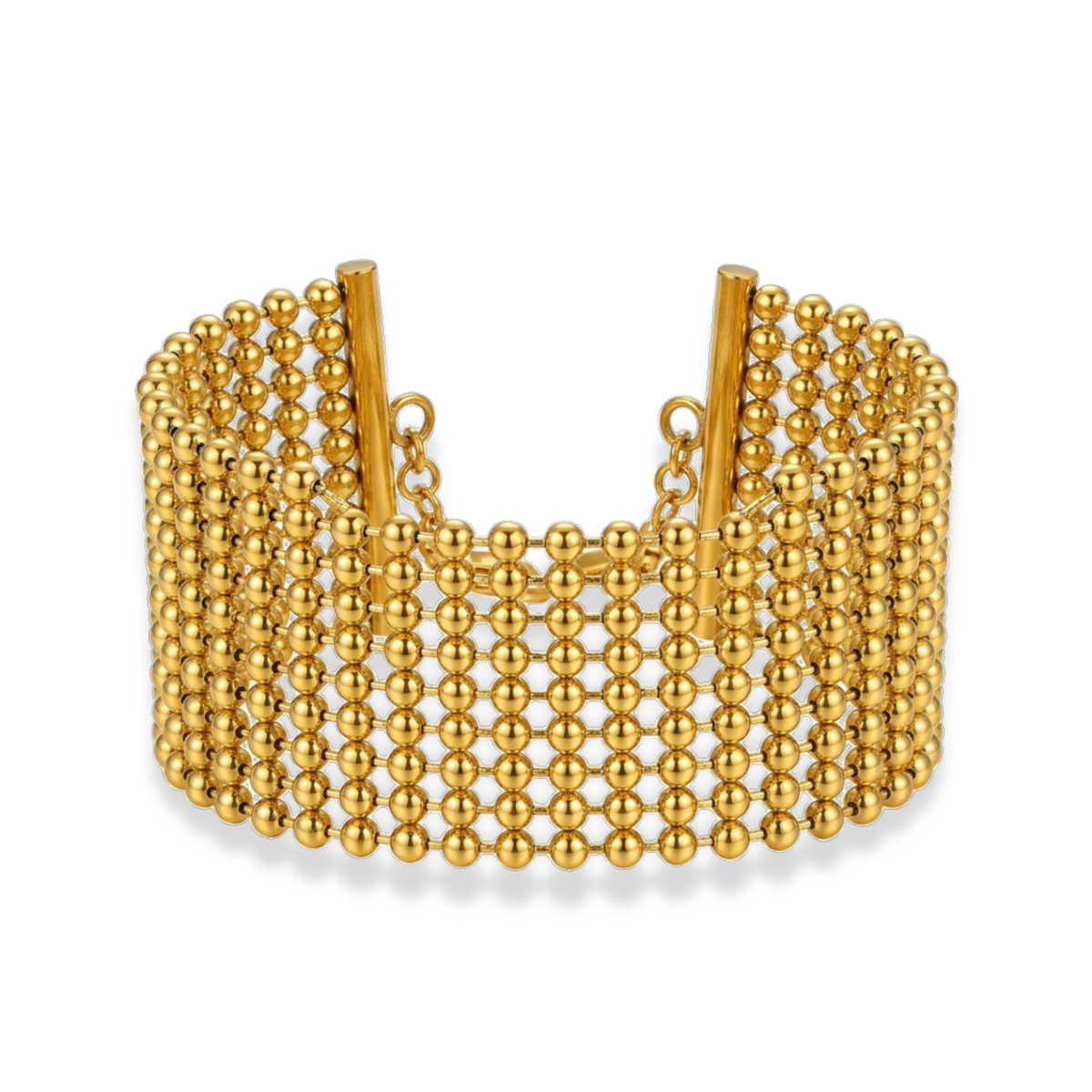 Pulsera chunky trenzada gruesa
