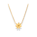 Cadena con dije de flor mini