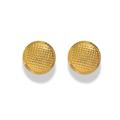 Aretes redondos mini con textura