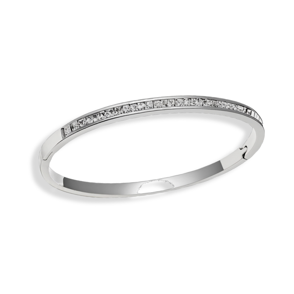 Pulsera rígida con zirconias