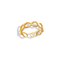 Anillo eslabones redondos