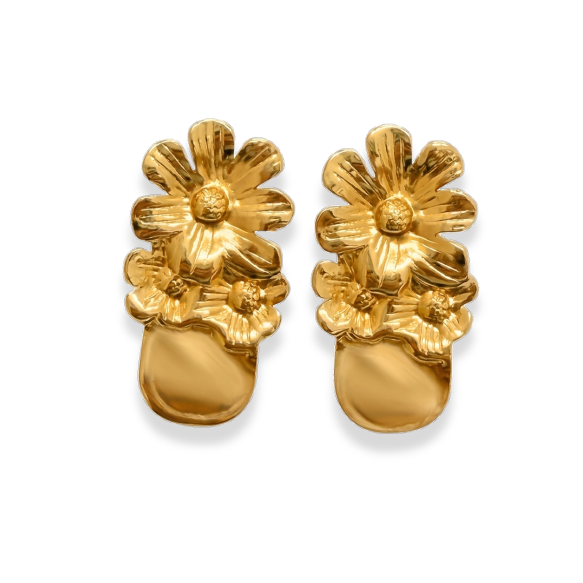 Aretes de flores