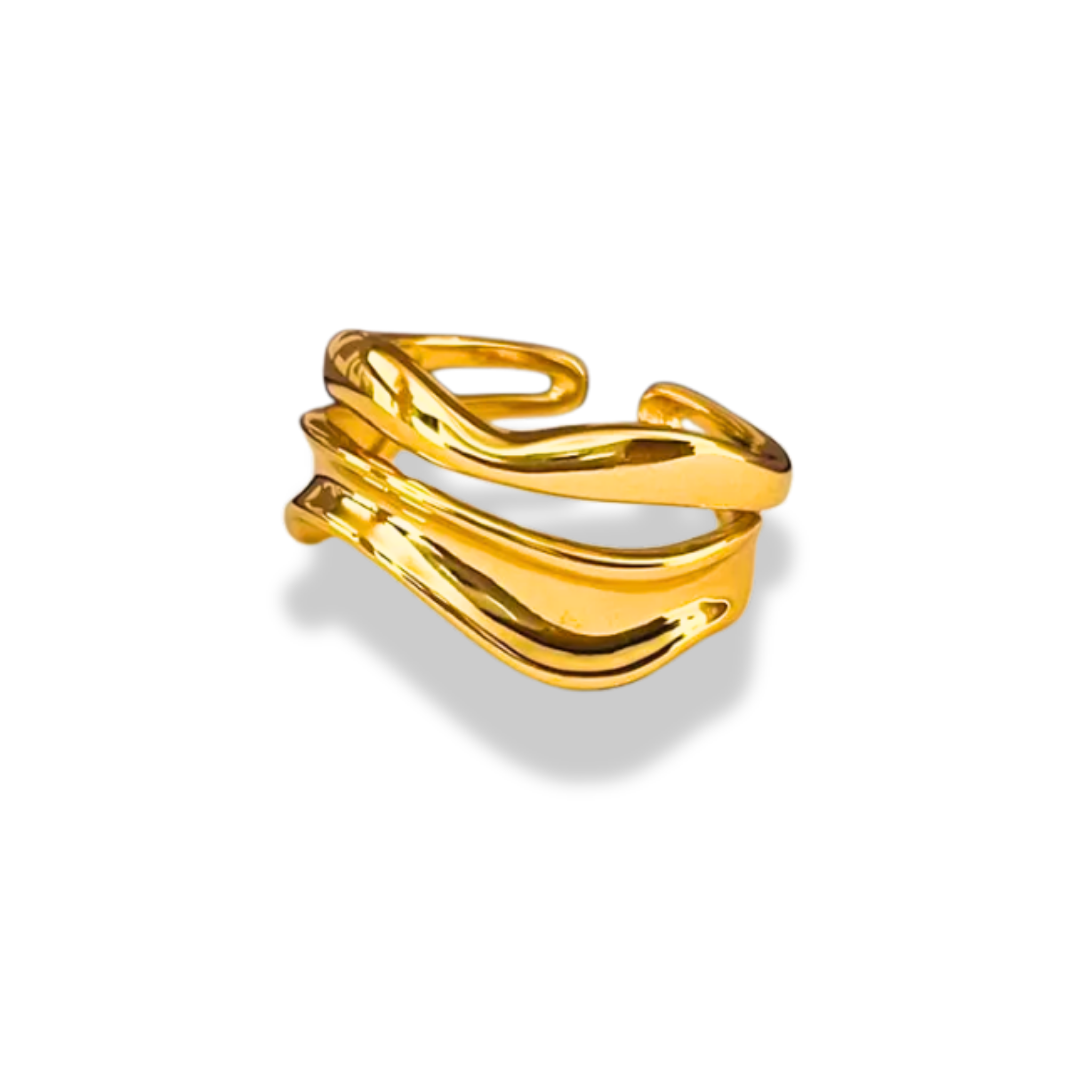 Anillo doble ondas
