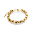 Pulsera de eslabones chunky trenzada