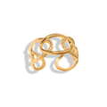 Anillo eslabones ovalados