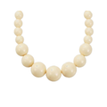 Chocker de bolas grandes beige
