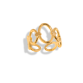 Anillo circulos grandes y pequeños
