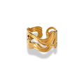 Anillo de líneas curveadas