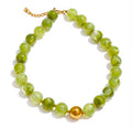 Chocker de bolitas color verde