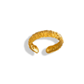 Anillo basico texturizado
