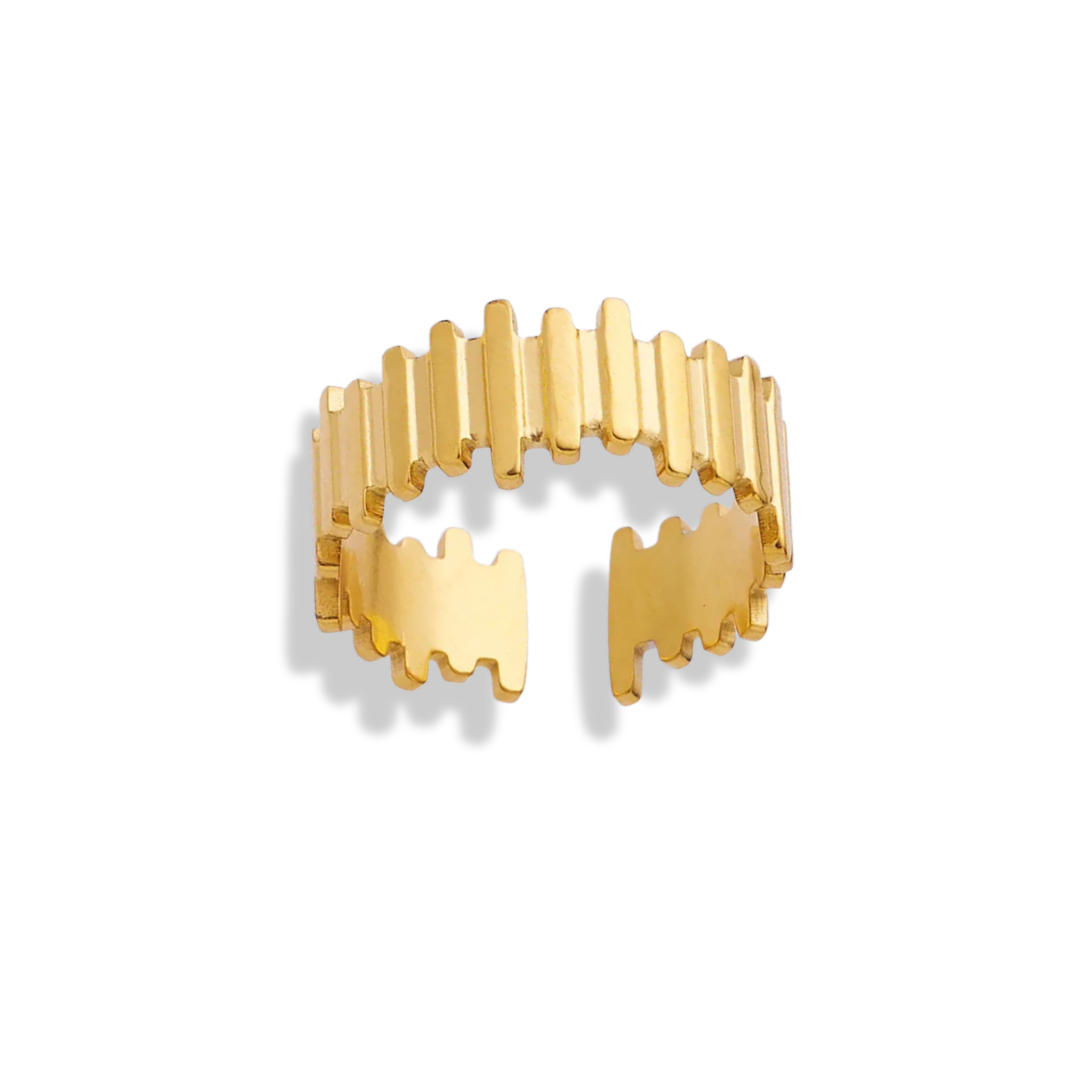 Anillo de líneas de acero inoxidable