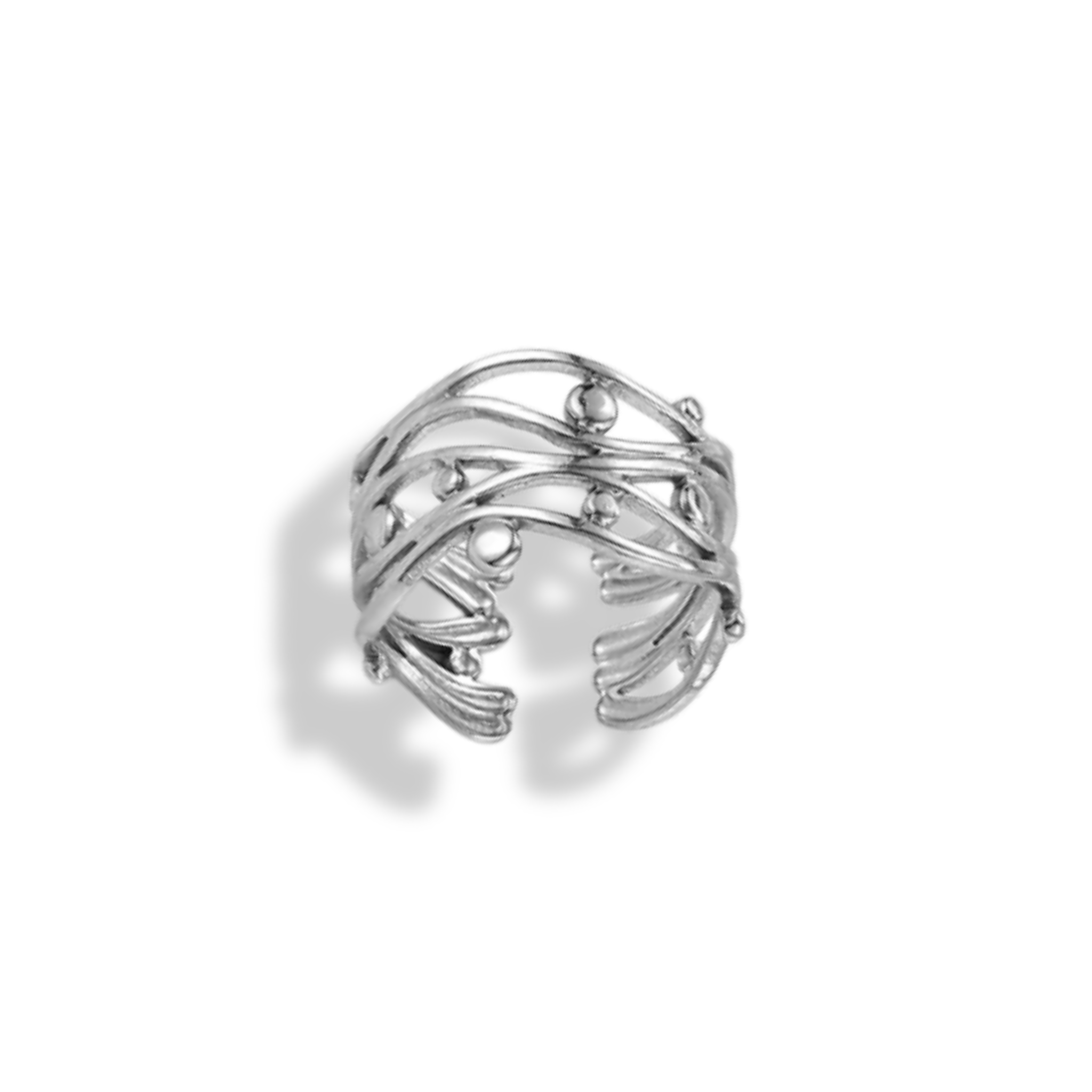 Anillo lineas curvas y puntos