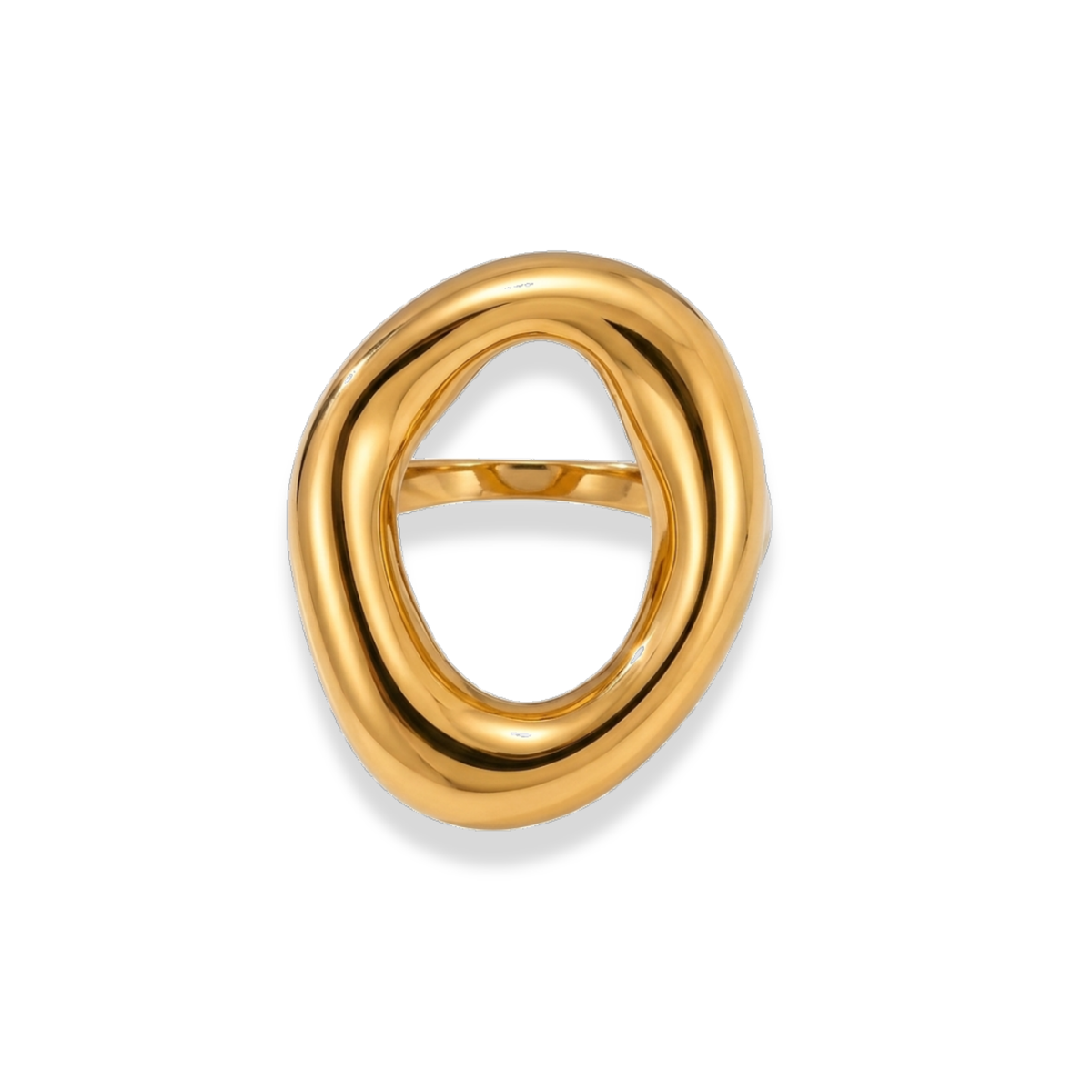 Anillo óvalo chunky