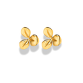 Aretes tipo flor 3 petalos mini