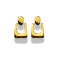 Aretes colgantes cuadrados