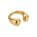 Anillo abierto chunky de bola