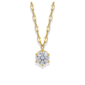 Cadena con dije de zirconia