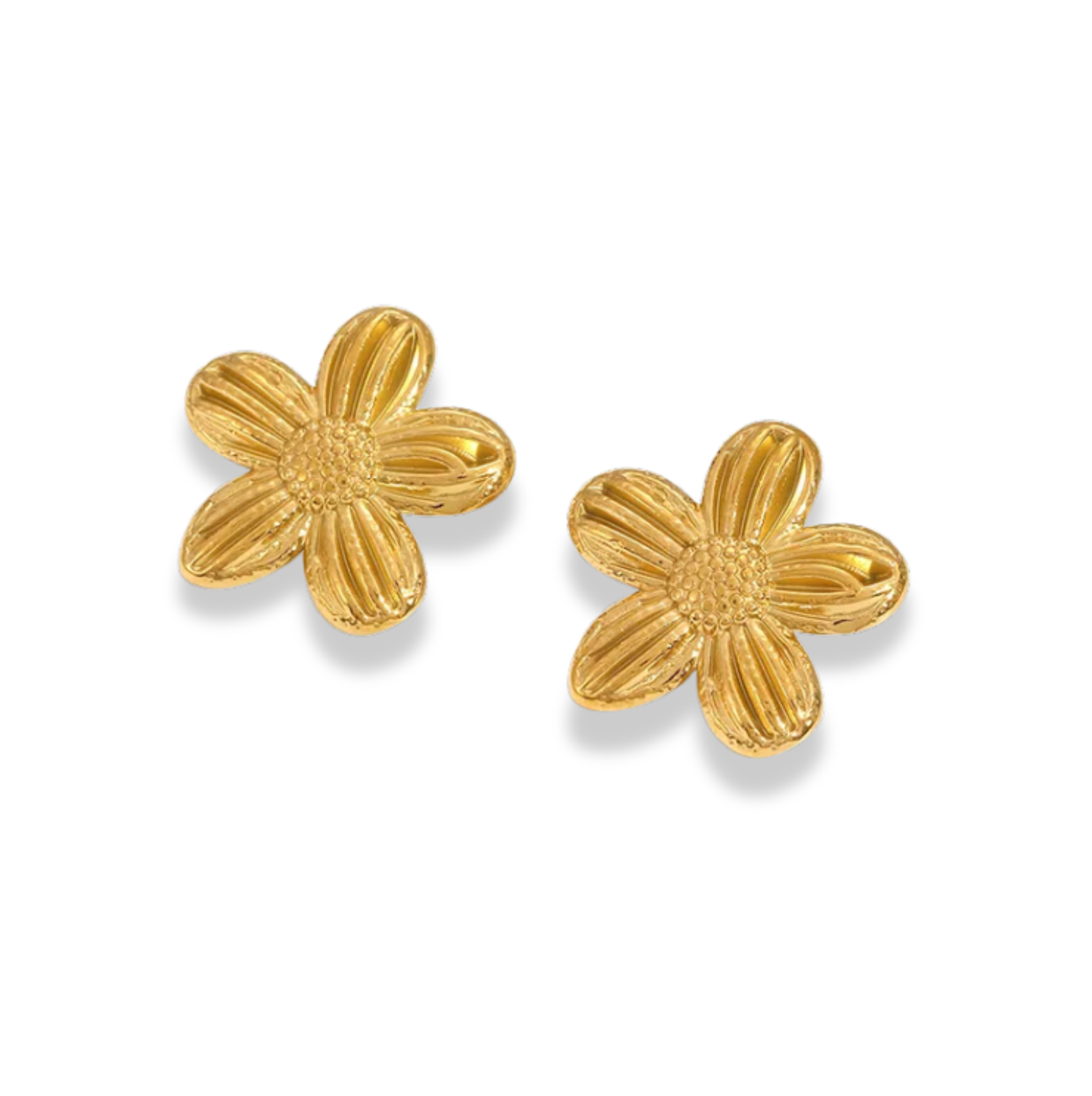 Aretes flor margarita