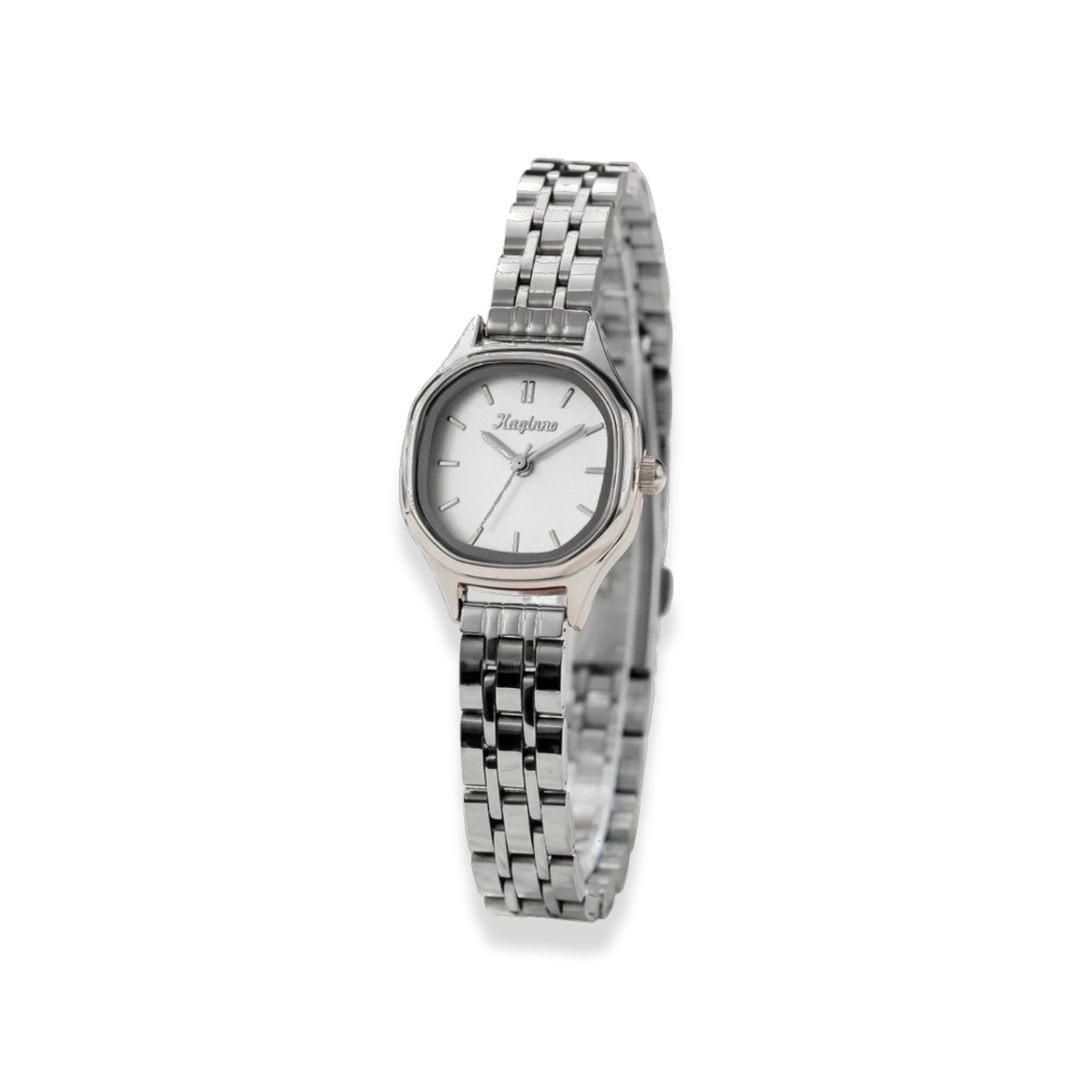 Reloj pequeño plateado