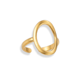 Anillo de óvalo delgado