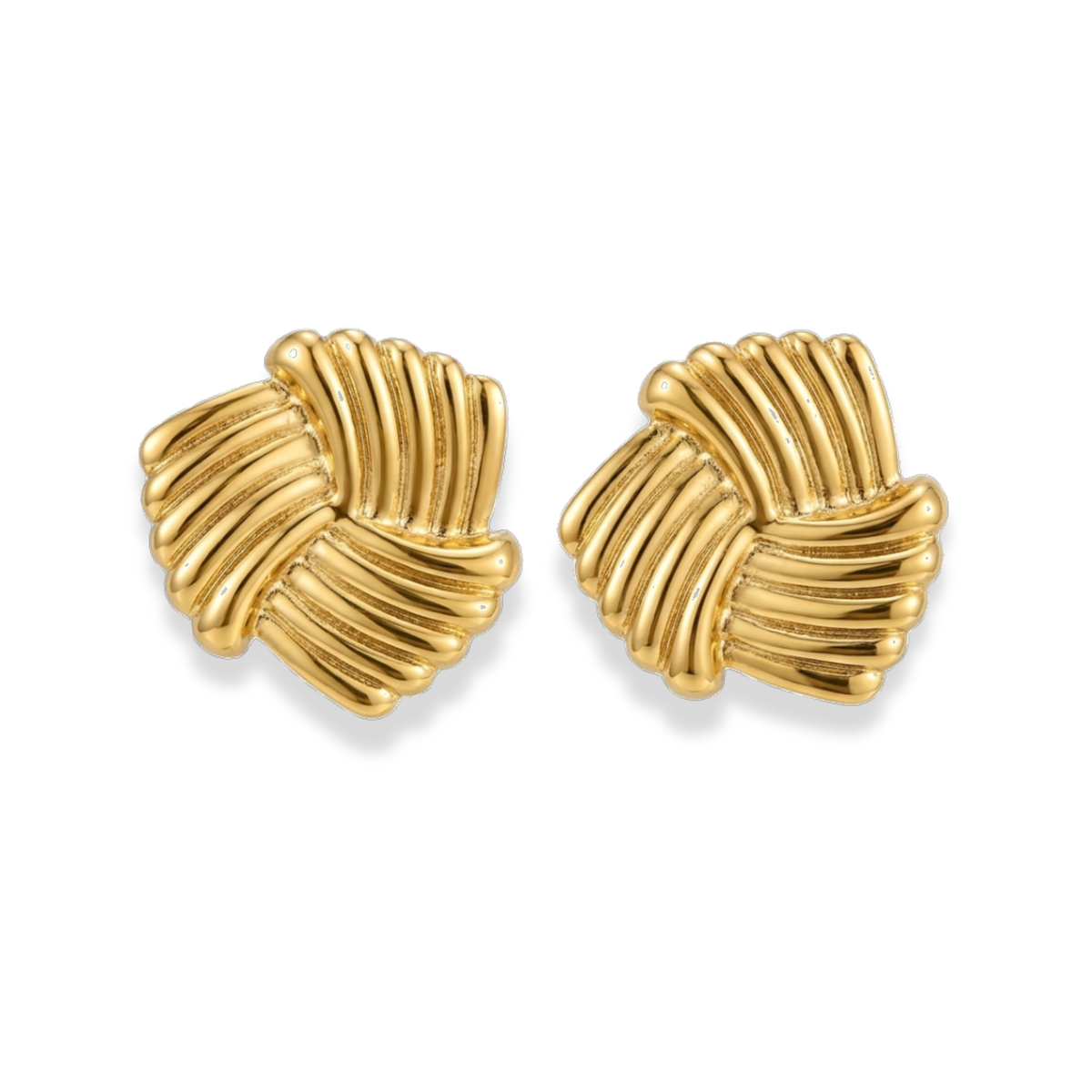 Aretes trenzado
