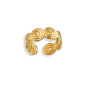 Anillo con remolinos