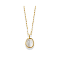 Cadena con dije de perla elegante
