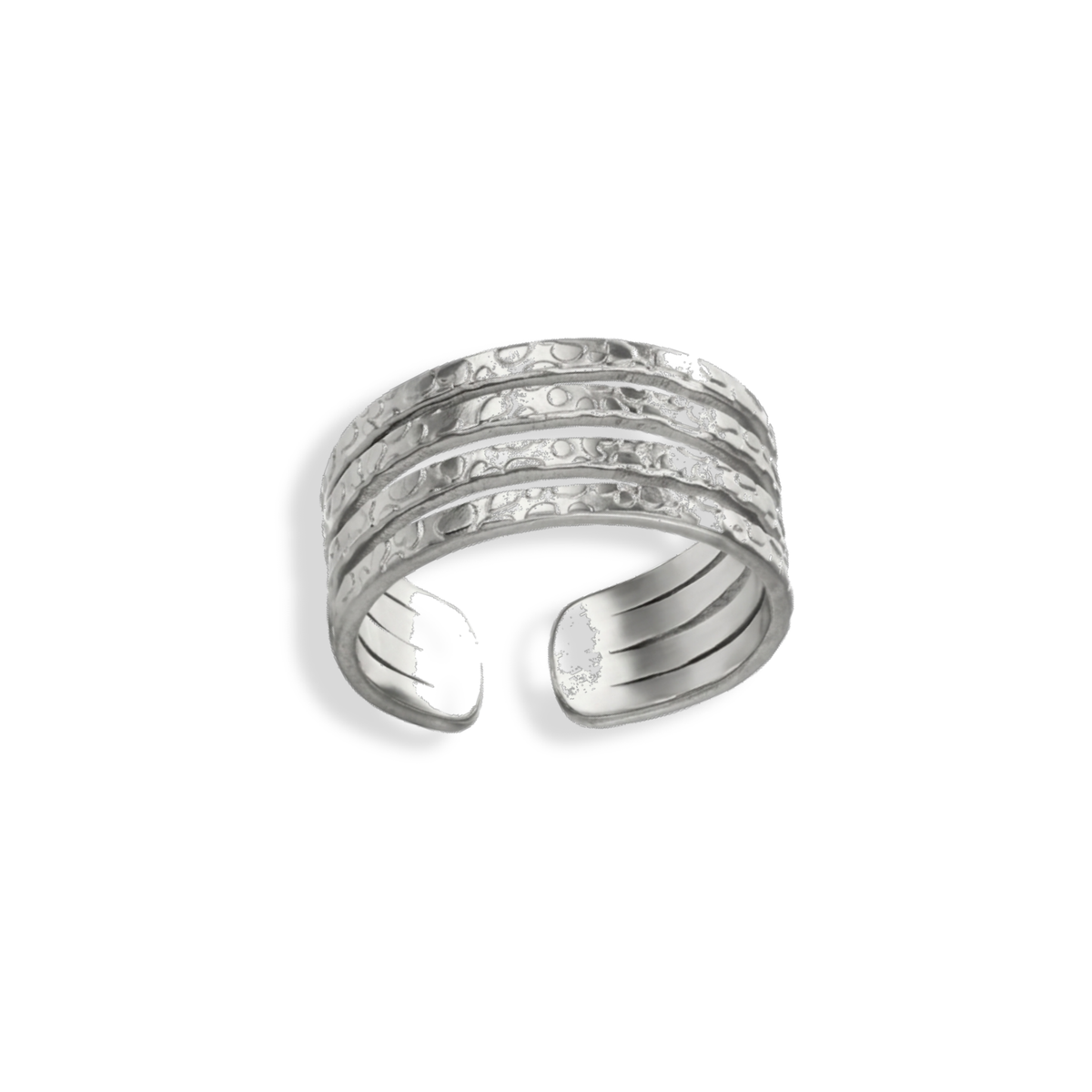 Anillo de líneas pleteado