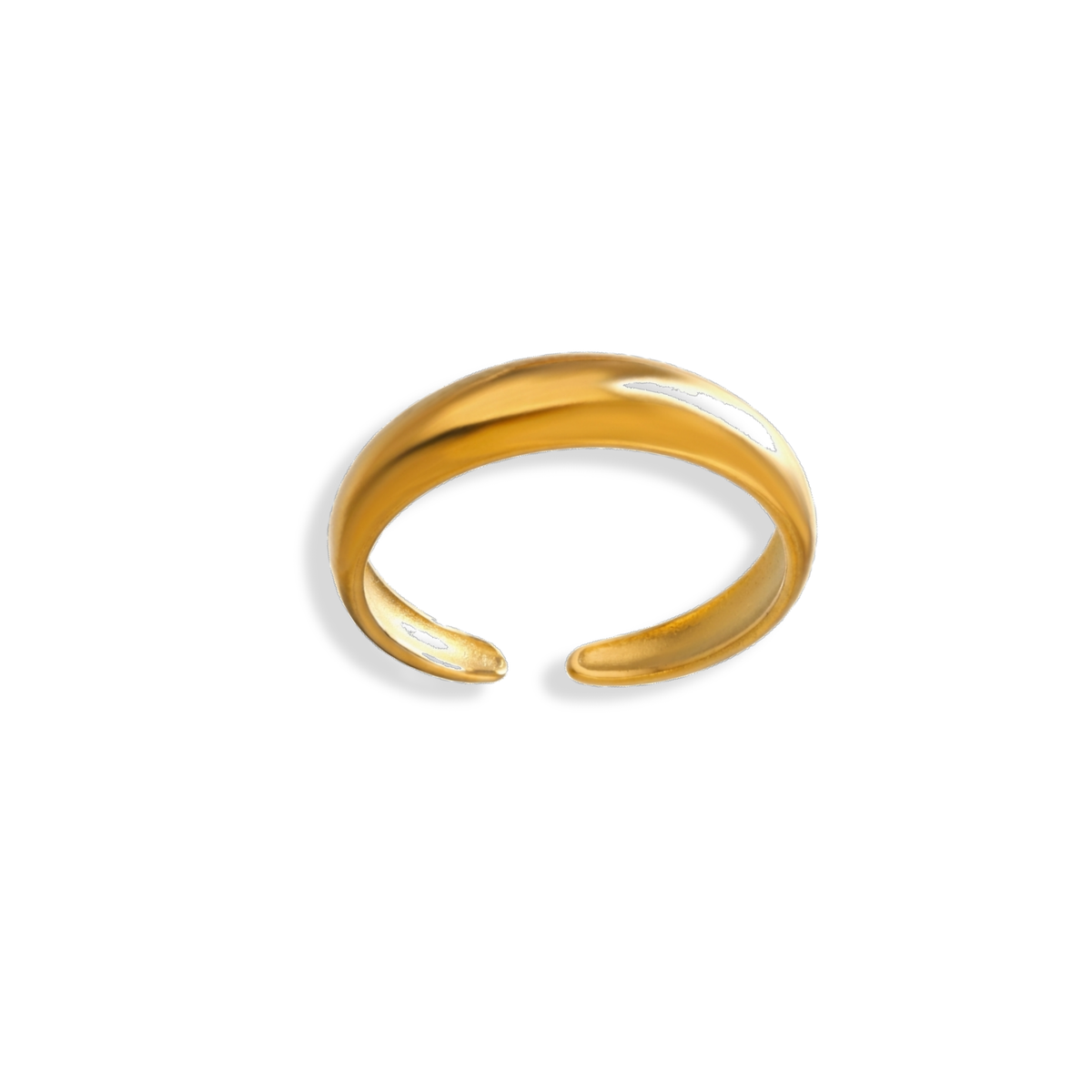 Anillo liso abierto