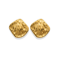 Aretes semi cuadrado con líneas